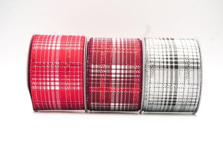 Kariertes Plaid mit goldenen Akzenten Drahtband_KF8859.KF8860.KF8861.KF8862.KF8863.KF8864 (4)